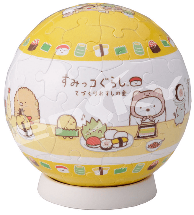 Ensky 3D Jigsaw Puzzle AT0-04 Sumikko Gurashi Making Sushi (60 Pieces) (4970381190644)