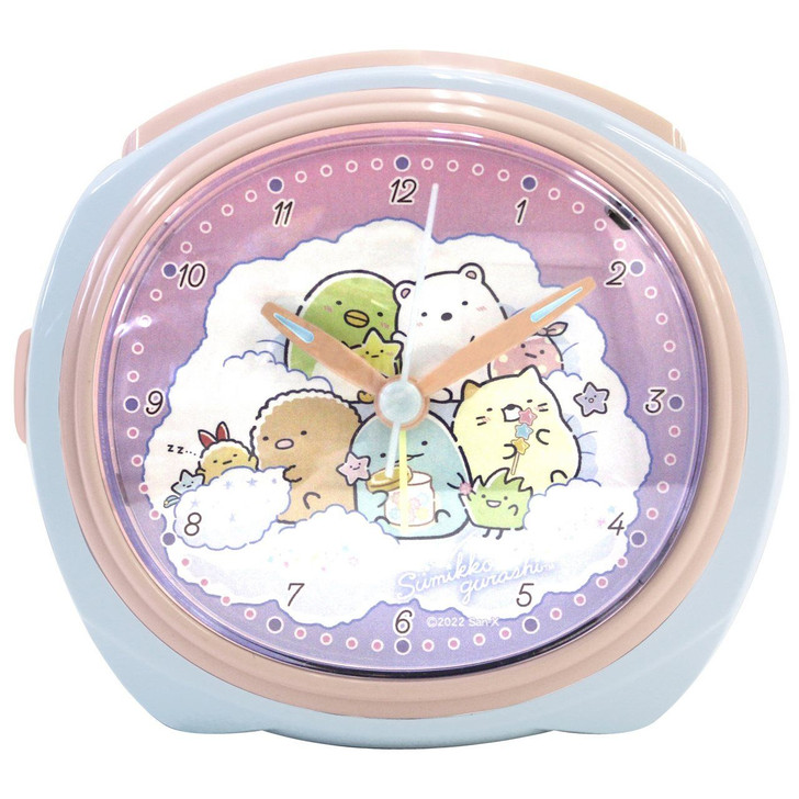 T's Factory Sumikko Gurashi Continuous Second Hand Bell Alarm Clock - Starry Sky