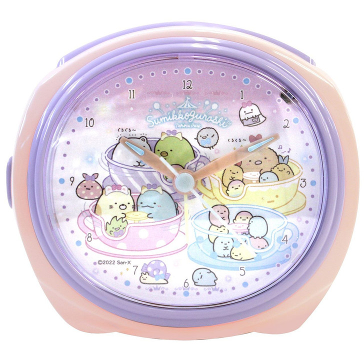 T's Factory Sumikko Gurashi Continuous Second Hand Bell Alarm Clock - Tapioka Park