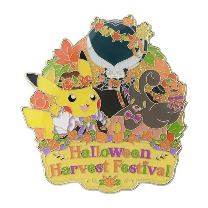 Pokemon Center Original Pokemon Center Original Halloween Harvest Festival Pin Badge