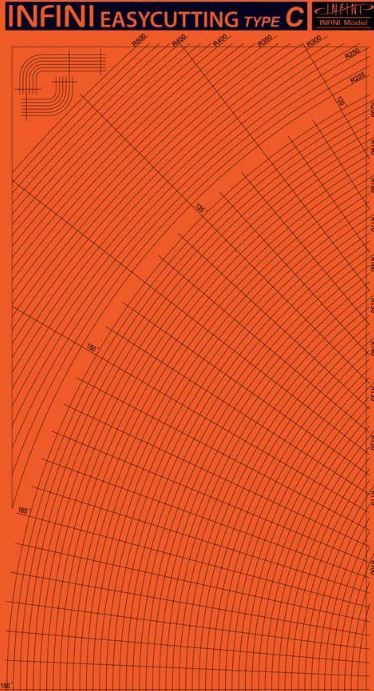 INFINI Model Easy Cutting Sheet C (Curve)