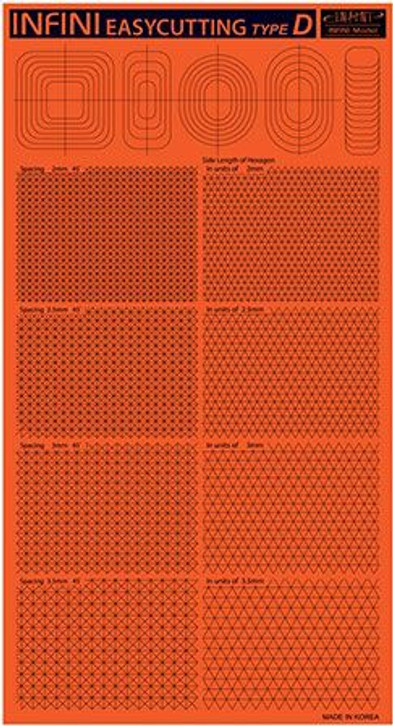INFINI Model Easy Cutting Sheet D (45-60 Degree)