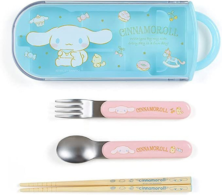 Sanrio Lunch Trio Set (Fork, Spoon, Chopsticks) Cinnamoroll