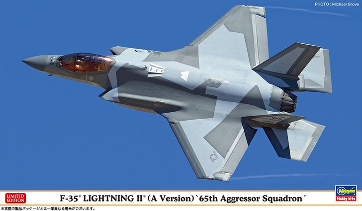 Hasegawa 1/72 Lightning II (A Ver.) 65th Aggressor Squadron Plastic Model