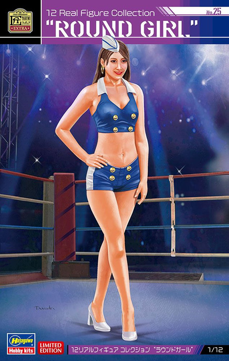 Hasegawa 1/12 Real Figure Collection No.25 Ring Girl Resin Figure Kit