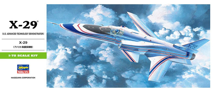 Hasegawa 1/72 X-29A (U.S. Advanced Technology Demonstrator) Plastic Model