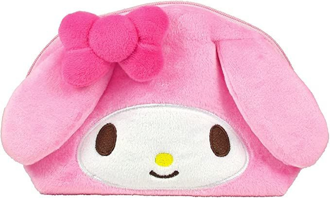 T's Factory Sanrio Plush Toy Face Pouch My Melody