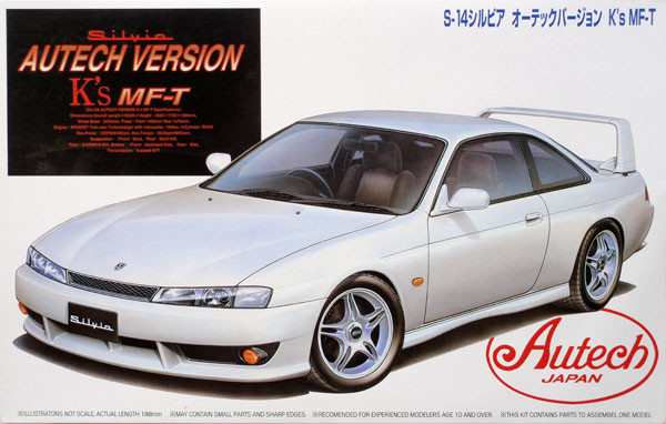 Fujimi ID-98 Nissan Silvia K's Autech Ver S14 1/24 Scale Kit 034386 (4968728034386)