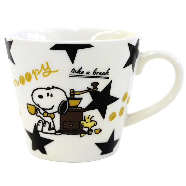 T's Factory Snoopy Mug Monotone Star