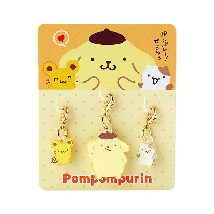 Sanrio Charm Set Pom Pom Purin (My Push is the Best!)