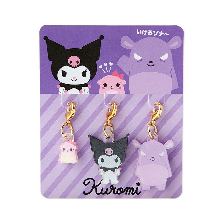 Sanrio Charm Set Kuromi (My Push is the Best!)