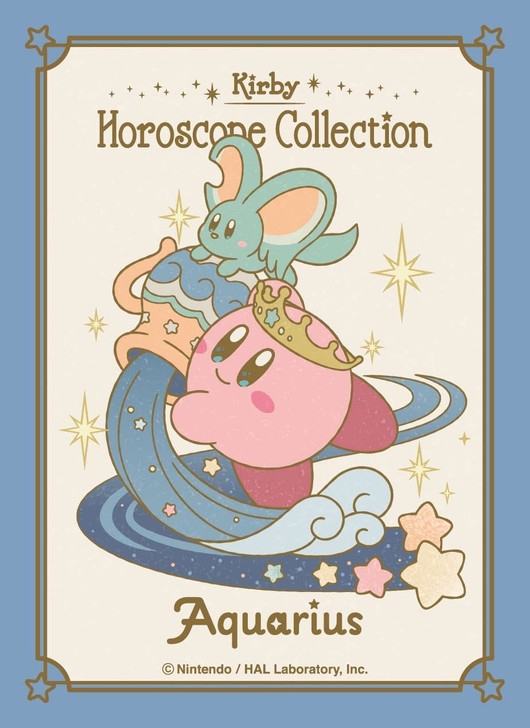 Ensky KIRBY Horoscope Character Sleeve Aquarius 65pcs