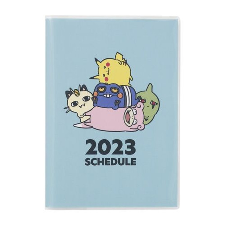 Pokemon Center Original B6 Size Schedule Book 2023 Pokemon 24 Hours