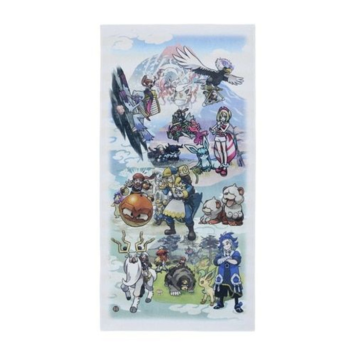 Pokemon Center Original Mini Bath Towel HISUI DAYS