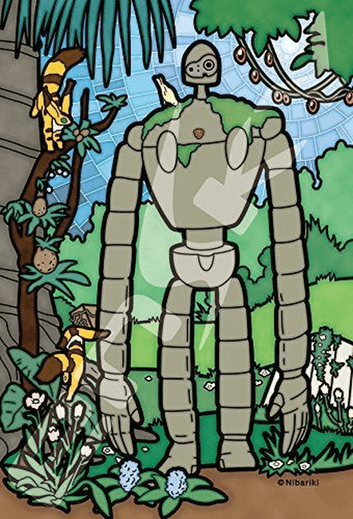 Ensky Frost Art Crystal Jigsaw Puzzle 126-AC35 Laputa Castle (126 Pieces)