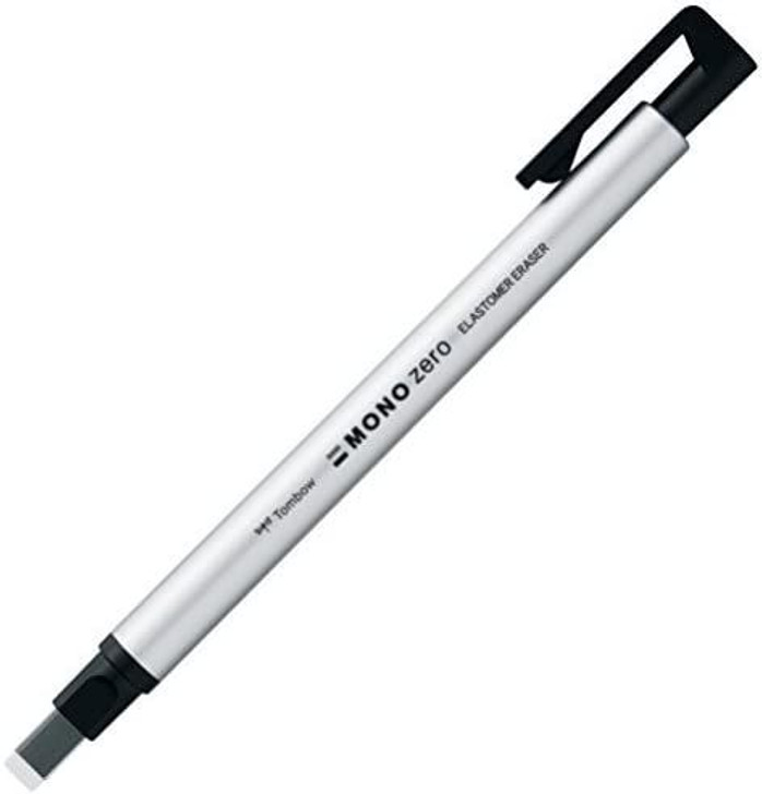 Tombow Mono Zero Rectangle Eraser - Silver