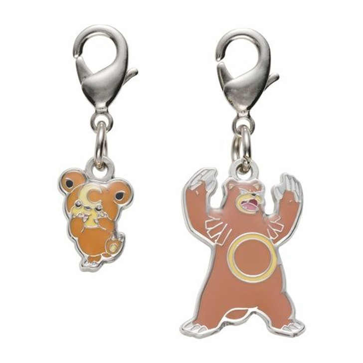 Pokemon Center Original Metal Keychain Series - Teddiursa 216 - 217