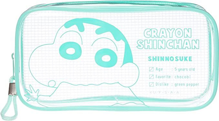 T's Factory Crayon Shin-chan Clear Mesh Pouch Shin-chan