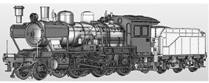 Tramway TW-8620F011 8620 Modified Deflector Deep Otsu-Cab (HO scale)