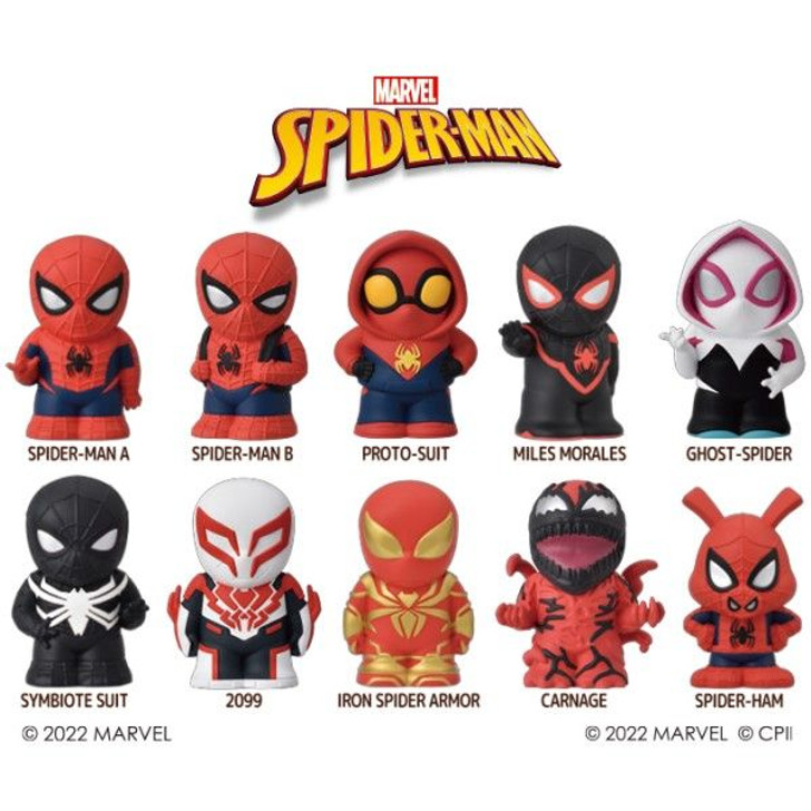 エンスカイ　MARVEL SOFTVI PUPPET MASCOT 全14種 エンスカイ マーベル ソフビパペットマスコット 全種セット