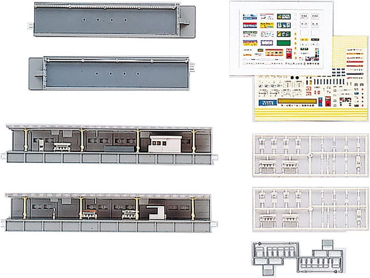 Kato 23-177 UNITRACK One Track Platform Complete Set (N scale)