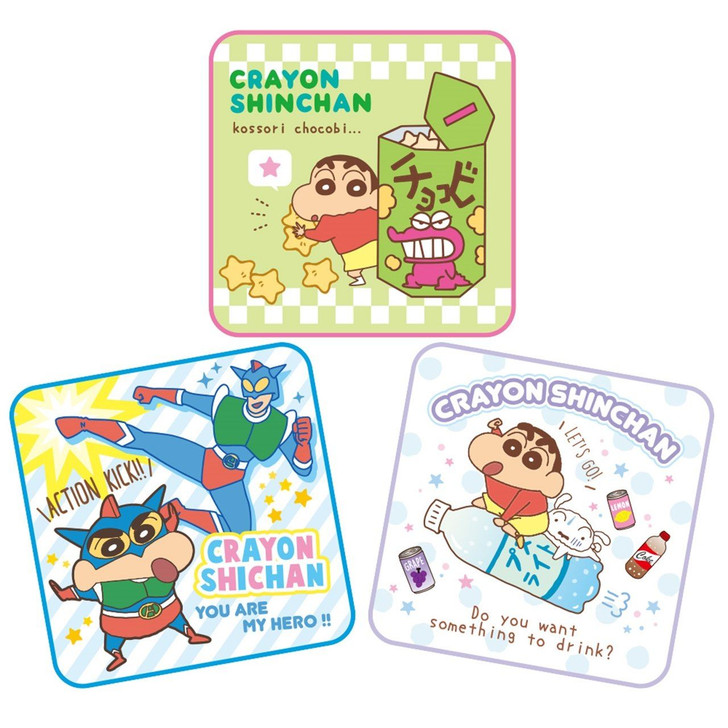 T's Factory Crayon Shin-chan Hand Towel Set (3pcs)