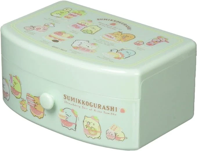 T's Factory Sumiko Gurashi Jewelry Box with Drawer - Strawberry Fair
