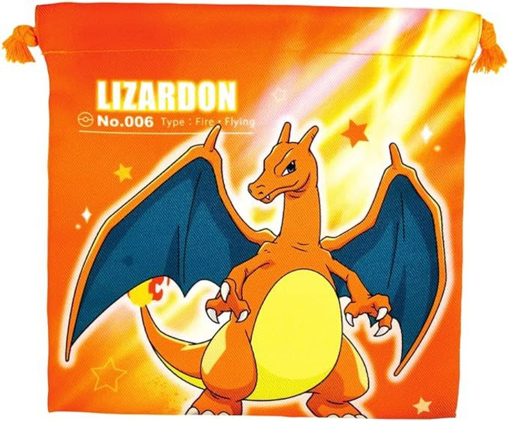 T's Factory Pokemon Center Drawstring Bag Starlight/Charizard