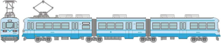 Tomytec Chikuho Electric Railway Type 2000 No.2003 Blue (N scale)