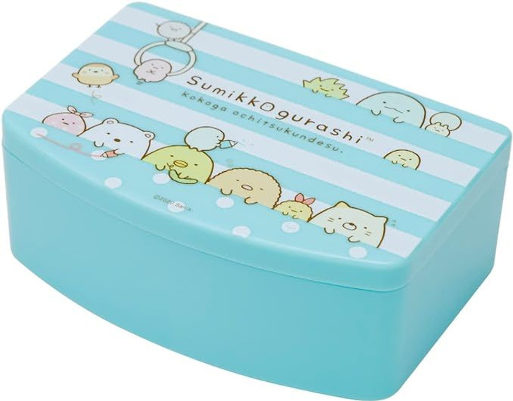 T's Factory Sumikko Gurashi 2 Stage Accessory Box with Mirror Blue