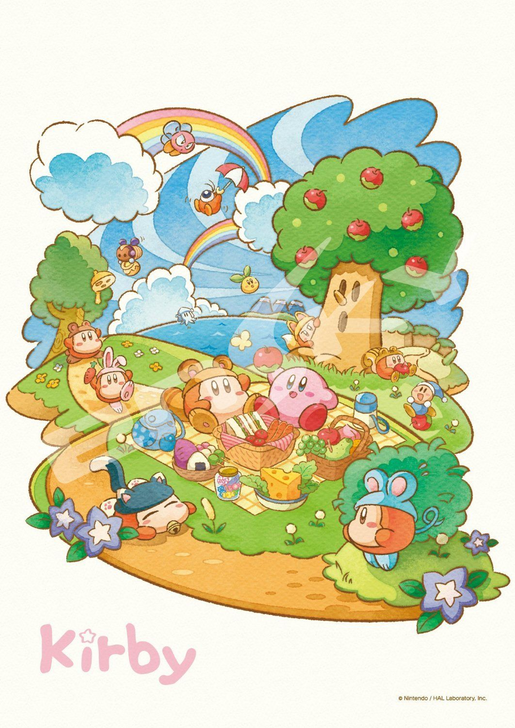 Ensky Jigsaw Puzzle 108-592 Kirby's Dream Land (108 Pieces) (4970381188078)