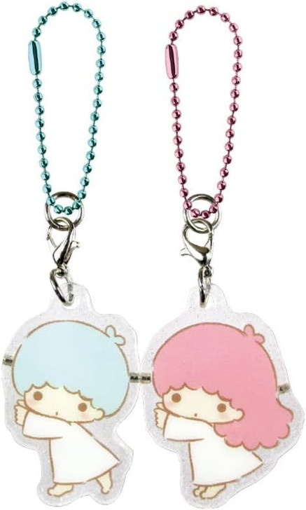 T's Factory Sanrio Clear Pair Acrylic Keychain Little Twin Stars