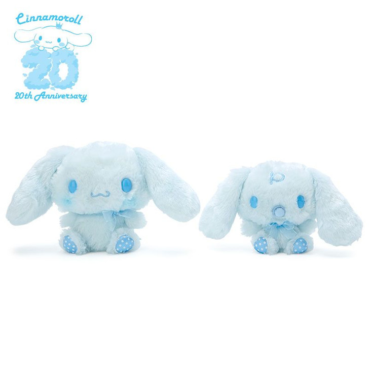 Sanrio Sky Blue Candy Design Plush Toy Set Cinnamoroll