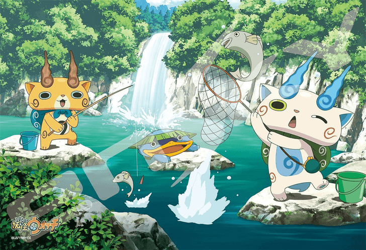 Ensky Jigsaw Puzzle 108-L549 Japanese Anime Yo-Kai Watch (108 L-Pieces) (4970381189112)