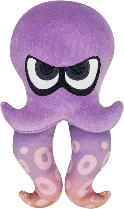San-ei Plush Toy Splatoon 3 S Octopus Purple