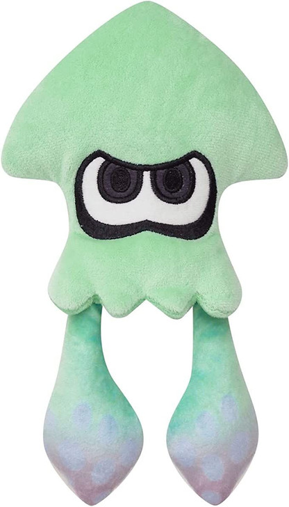 San-ei Plush Toy Splatoon 3 S Squid Light Blue