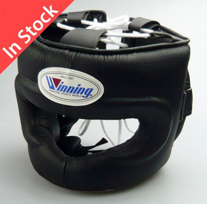 Winning Boxing Headgear FG-5000 Size L Full Face Type Black (Made in Japan)