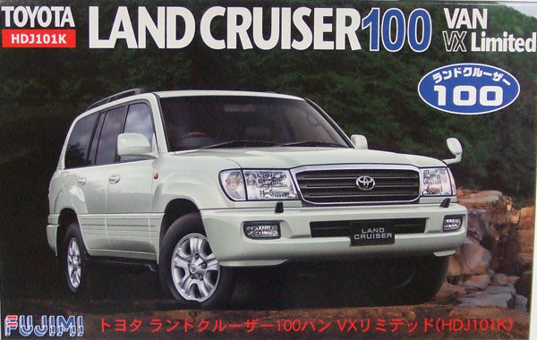 Fujimi ID-132 Toyota Land Cruiser 100 VAN VX 1/24 Scale Kit (4968728038049)