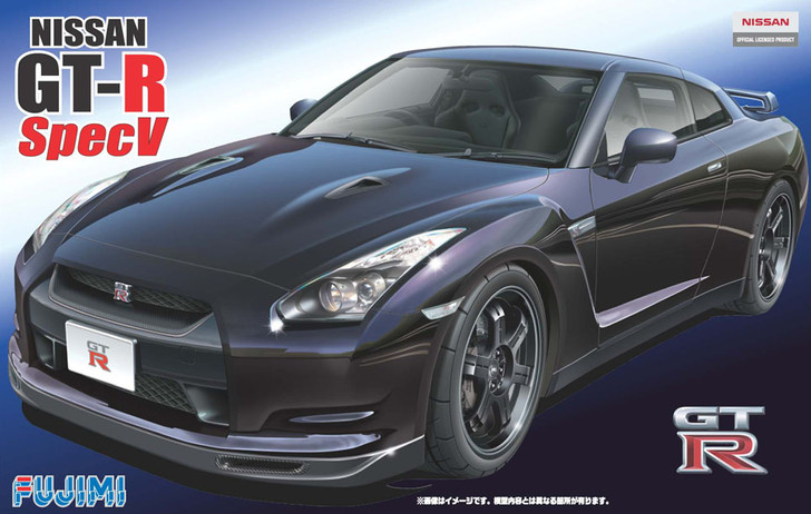 Fujimi ID-133 Nissan GT-R Spec V R35 1/24 Scale Kit (4968728037981)