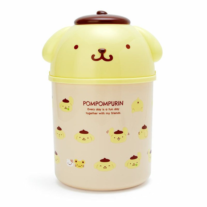 Storage Box Trash Can Pom Pom Purin