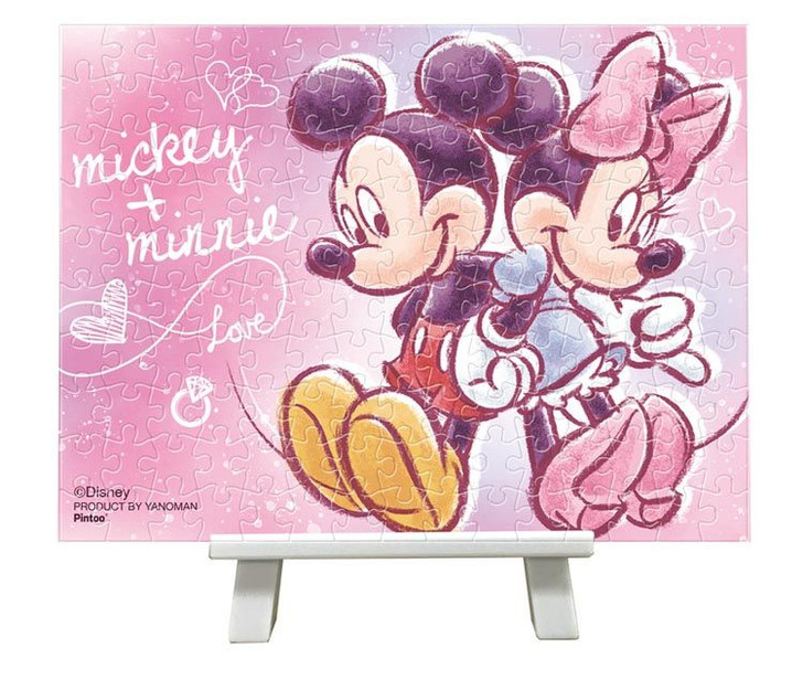 Yanoman 2301-40 Jigsaw Puzzle Disney Mickey and Minnie Best Friends (150 S-Pieces)