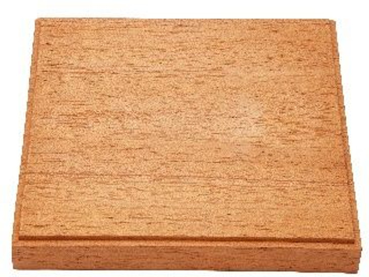 GSI Creos Wooden Base Display Square 15 cm (For Plastic Models/Figures)