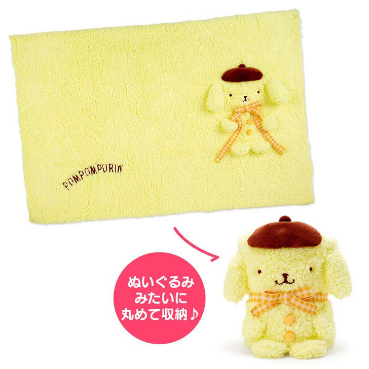 Sanrio Soft Plush Blanket Pom Pom Purin