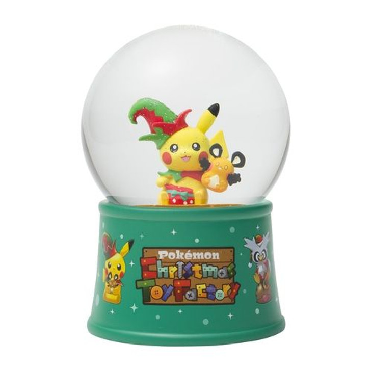 Pokemon Center Original Snow Globe - Pokemon Christmas Toy Factory