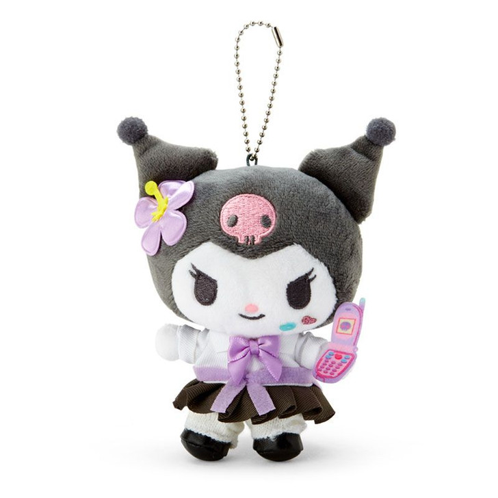 Sanrio Mascot Keychain Kuromi (Tokimeki Heisei Kogal)