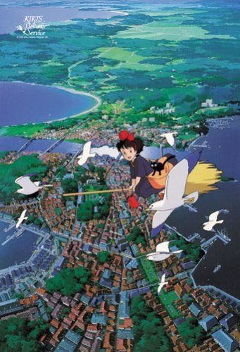 Ensky Jigsaw Puzzle 300-249 Kikis Delivery Service Studio Ghibli (300 Pieces) (4970381153106)