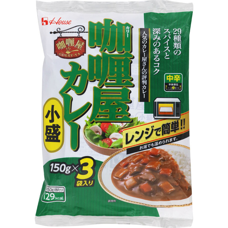 House Foods House Curry House Small Size Medium Spicy 150G x3