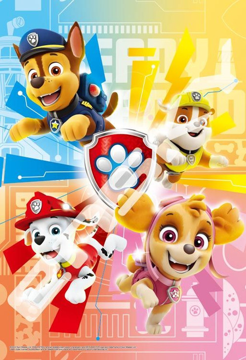 Ensky 108-L781 Jigsaw Puzzle Paw Patrol Jumping into Action (108 L-Pieces)