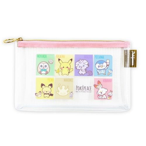 Pokemon Center Original PVC Pen Pouch PokePeace Pink
