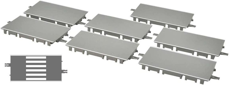 Tomytec S-001-2 Moving Bus System Straight Road Parts S70-RO 8 pcs. (N scale)